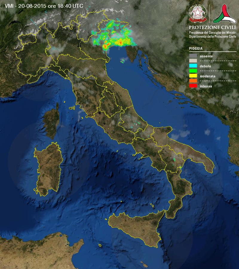 Maltempo LIVE: Forti Temporali Al Nord/est, Nubifragi In Veneto. Bomba ...