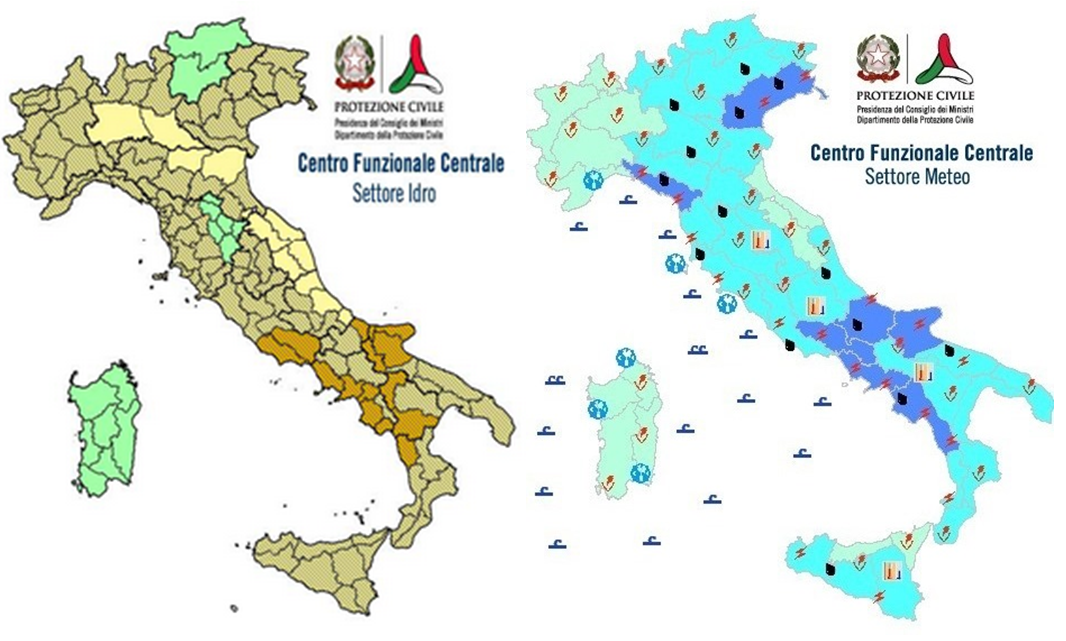 Allerta Meteo, Ecco Il Testo Dell'avviso Della Protezione Civile Per ...