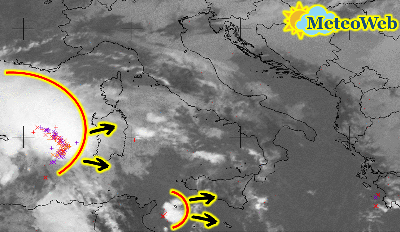 Allerta Meteo, Ci Siamo: Il Ciclone Prende Forma, Temporali Vicinissimi ...