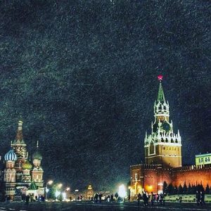 La prima neve su Mosca