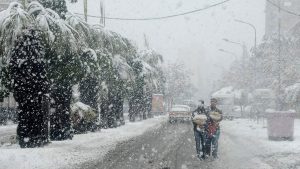 SYRIA-WEATHER-SNOW