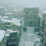 Enna, straordinaria nevicata in città [FOTO e VIDEO]