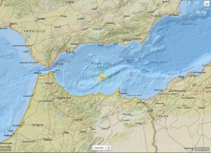 Epicentro terremoto Gibilterra