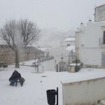 Il fascino della neve a Monte Sant’Angelo [FOTO]