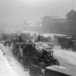 Neve a New York, foto d’epoca: i grandi blizzard dal 1888 al 1996