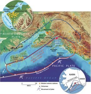 Epicentro Alaskan Earthquake