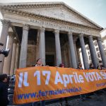 Flashmob per il “sì” al referendum sulle trivelle del 17 aprile [FOTO]