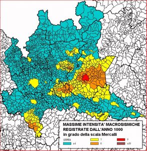 Sismicità Lombardia