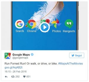 google maps android n tweet