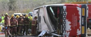 At least 14 Erasmus students die in a coach crash in Tarragona