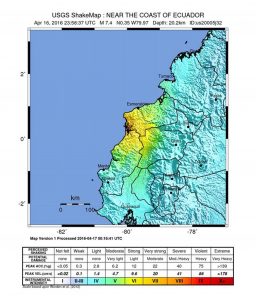 EPA ECUADOR EARTHQUAKE DIS EARTHQUAKE ECU ES