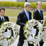 Giappone: la visita di John Kerry ad Hiroshima [FOTO]