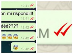 spunta rossa whatsapp