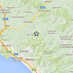 Terremoto 3.1 tra Liguria e Toscana, paura a Massa e Sarzana [MAPPE e DATI INGV]