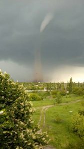 Altra foto sul tornado di Kirovograd