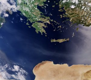 Mediterraneo da satellite