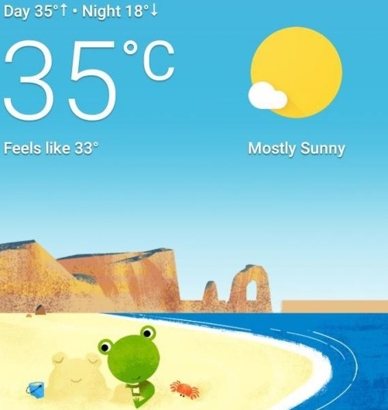 meteo su google now