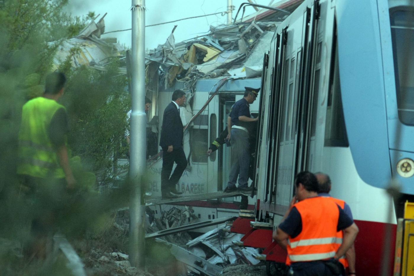 scontro treni Puglia