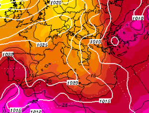 temperature notte tra venerdì e sabato