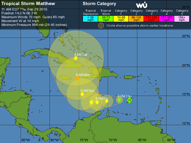 uragano Matthew