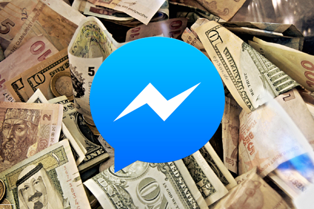 facebook messenger pagamenti