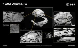 Copyright: CIVA: ESA/Rosetta/Philae/CIVA; NAVCAM: ESA/Rosetta/NAVCAM – CC BY-SA IGO 3.0; OSIRIS: ESA/Rosetta/MPS for OSIRIS Team MPS/UPD/LAM/IAA/SSO/INTA/UPM/DASP/IDA; ROLIS: ESA/Rosetta/Philae/ROLIS/DLR