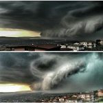 L’uragano Matthew a Lamezia Terme? No, è la squall-line tirrenica di stamattina: VIDEO PAZZESCO!!!