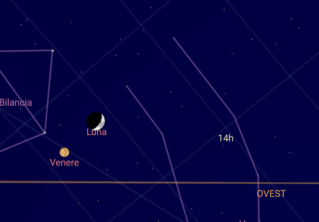 luna venere