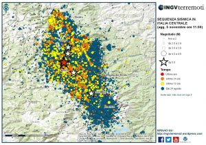 terremoti ingv sciame sismico centro italia scosse