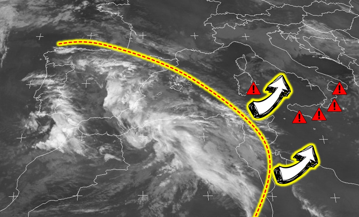 Allerta Meteo Forte Maltempo Al Sud Verso Il Ponte Dell Immacolata Piogge Alluvionali In