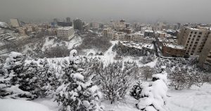 The-Iranian-capital-Tehran-is-seen-covered-in-snow