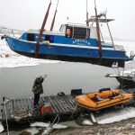 Europa nella morsa del gelo: le spaventose immagini del Danubio ghiacciato a Belgrado [GALLERY]