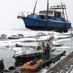 Europa nella morsa del gelo: le spaventose immagini del Danubio ghiacciato a Belgrado [GALLERY]