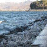 Gelo sul Lago di Bolsena, il “Burian” e il “Lake Effect” sul Lungolago di Marta [GALLERY]