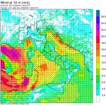 Allerta Meteo: violenta tempesta di maestrale sta per spazzare i mari ad ovest della Sardegna, onde di 6 metri e grandi mareggiate