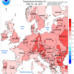 Clima: si conclude il mese di Febbraio più caldo di sempre, scarti dalla norma impressionanti [DATI e MAPPE]