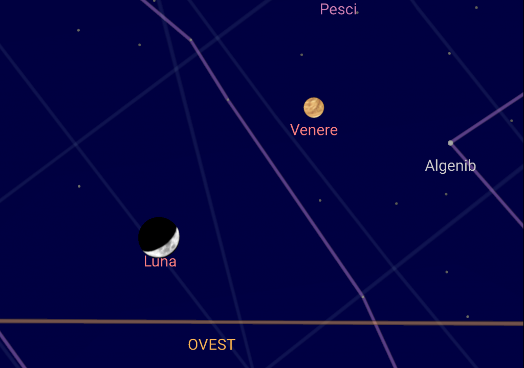 luna venere