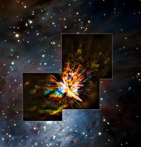 Credit: ALMA (ESO/NAOJ/NRAO), J. Bally/H. Drass et al.