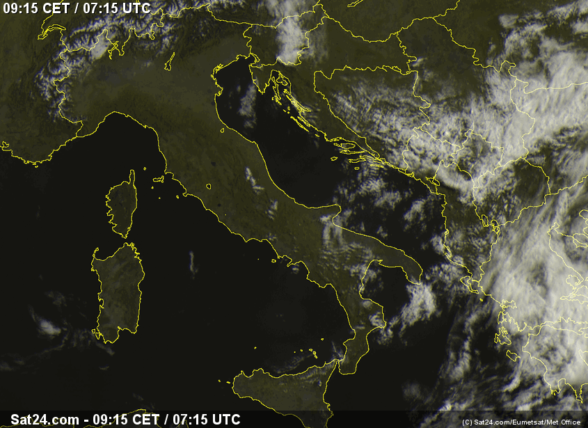 Le Previsioni Meteo dell Aeronautica Militare instabilit al Sud