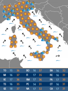 mappa meteoweb martedì (72H)