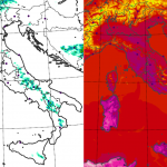 Previsioni Meteo, adesso la situazione si ribalta: Italia divisa in due, forte maltempo al Nord e super caldo al Centro/Sud [MAPPE e DETTAGLI]