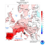 Caldo asfissiante, incendi e siccità: l’Europa torna a vivere l’incubo del 2003, l’Anticiclone Africano è inarrestabile [DATI]