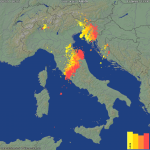 Maltempo, bombe d’acqua al Centro/Nord: nubifragi in Toscana, temporali verso Nord/Est e Centro/Sud