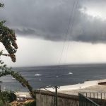 Maltempo Campania: tromba marina al largo di Capri [FOTO]