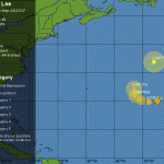 L’uragano “zombie” torna alla riscossa: “Lee” è diventato di 2ª categoria [MAPPE]