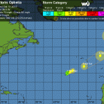 L’Uragano Ophelia dalle Azzorre all’Irlanda: Europa col fiato sospeso per Lunedì 16 Ottobre, l’Anticiclone “slitta” verso est