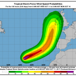 L’Uragano Ophelia dalle Azzorre all’Irlanda: Europa col fiato sospeso per Lunedì 16 Ottobre, l’Anticiclone “slitta” verso est