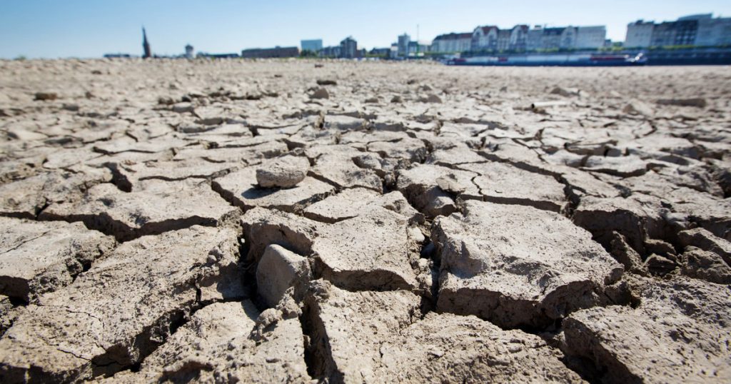 siccità germania fiume reno 4 novembre 2018