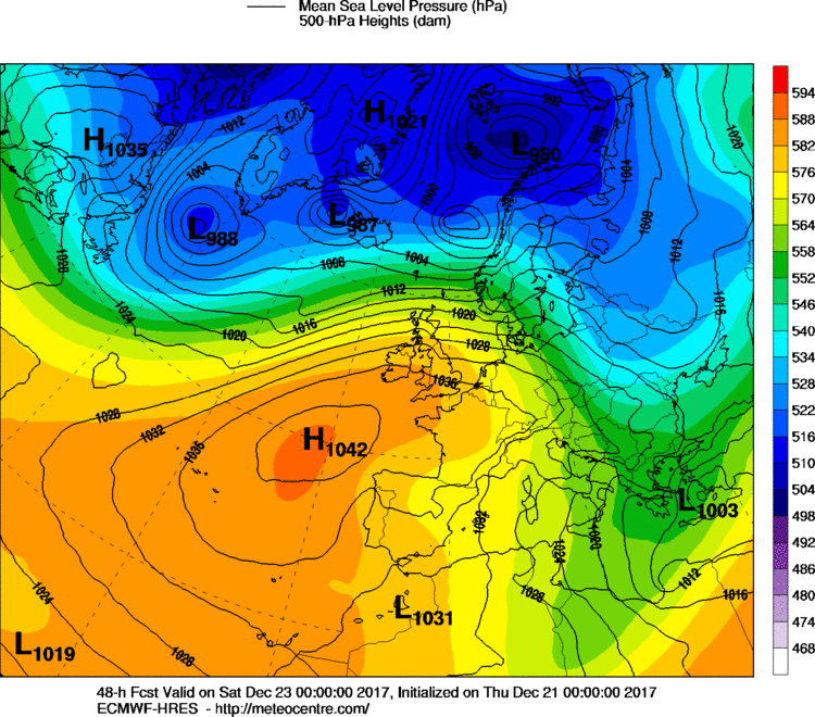 Previsioni Meteo Natale 2017