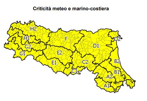 Allerta Meteo Emilia-Romagna